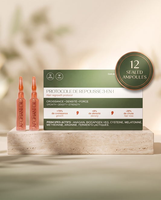 Afghani Oil Hair Density Protocol – 12 Ampoules × 6 ml