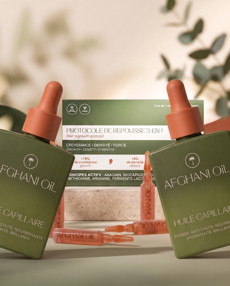 The Complete Ritual: oil, ampoules and carton together