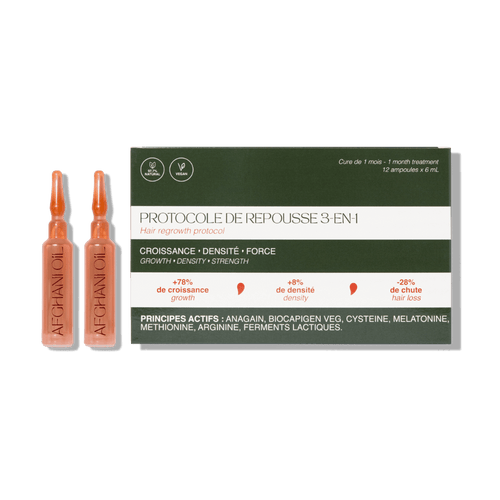Afghani Oil Hair Density Protocol – 12 Ampoules × 6 ml